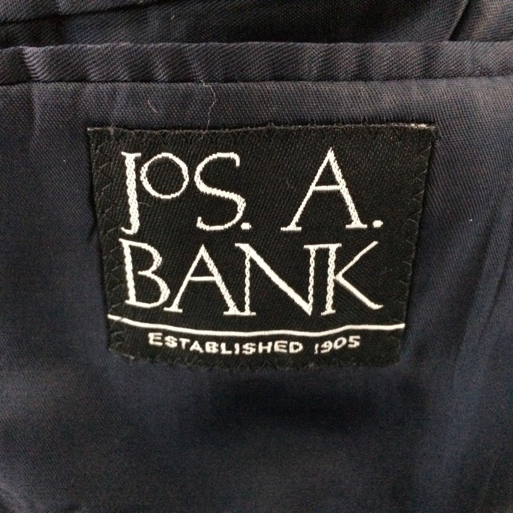 JOS. A. BANK 2 Button Suit Size L44 Wool Cashmere - Picture 4 of 7